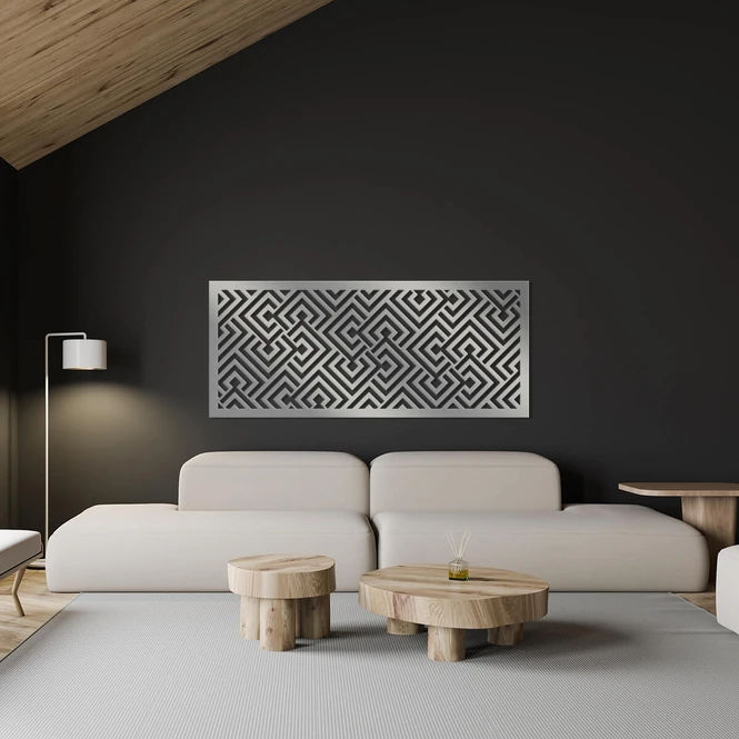 Matériel: Aluminium brossé, 3MM, 30X70 po